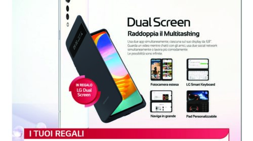 LG Velvet regala il dual screen