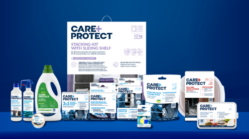 Care+Protect: nuovo logo e rebranding della gamma