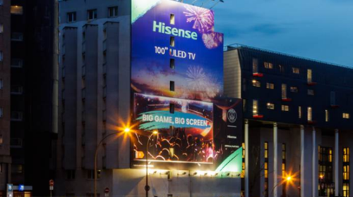 Hisense accende la passione per lo sport con la visione su grande schermo da Parigi