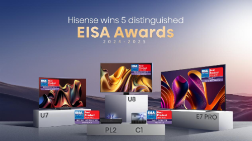 Hisense vince il premio EISA 2024-2025 per l’innovazione e l’eccellenza