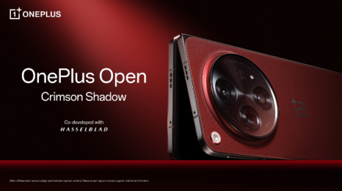 OnePlus Open torna nella nuova variante di colore Crimson Shadow