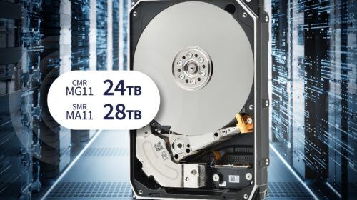 Toshiba presenta gli hard disk classe Enterprise CMR da 24 TB e SMR da 28 TB